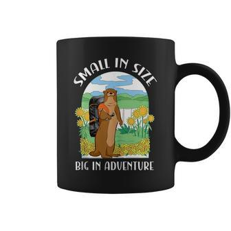Small In Size Big In Adventure For Weasel Lovers Coffee Mug - Monsterry UK