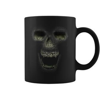 Smoky Skull Laughing Coffee Mug - Monsterry UK