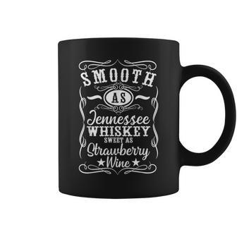 Smooth As Tennessee Whiskey Western Country Music Southern Coffee Mug - Monsterry