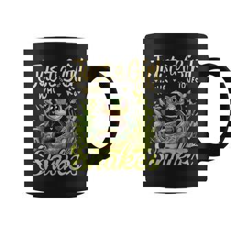 Snake Lover Just A Girl Who Loves Snakes Coffee Mug - Monsterry