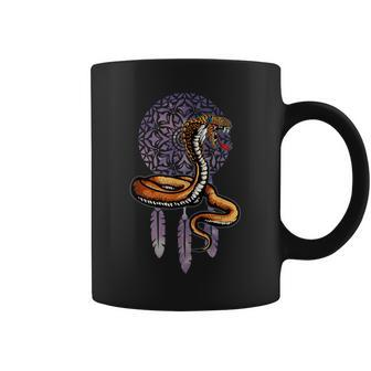 Snake Spirit Totem Indigenous Peoples Day Native American Coffee Mug - Monsterry DE