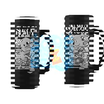 Snaxolotl Axolotl Blue Kawaii Axolotl Lover Coffee Mug - Thegiftio