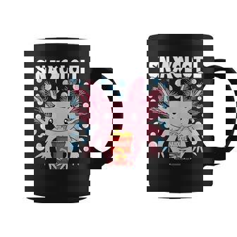 Snaxolotl Pink Kawaii Axolotl Lover Coffee Mug - Thegiftio