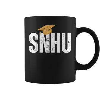 Snhu College Graduation With Hat Vintage Coffee Mug | Mazezy