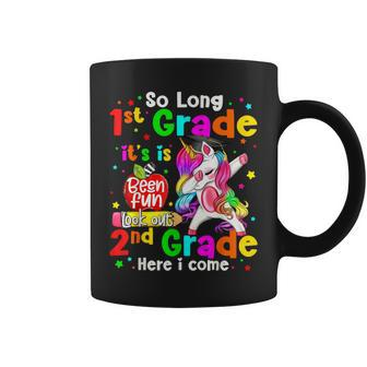 So Long 1St Grade Look Out 2Nd Grade Here I Come Unicorn Kid Coffee Mug - Thegiftio UK