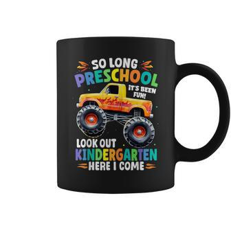 So Long Preschool Graduation Class 2024 Monster Truck Coffee Mug - Seseable