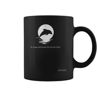 So Long And Thanks For All The Fish Vintage Coffee Mug - Monsterry CA