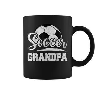 Soccer Grandpa Soccer Player Game Day Father's Day Coffee Mug - Seseable
