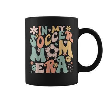 In My Soccer Mom Era Groovy Soccer Mom Life Coffee Mug | Mazezy CA