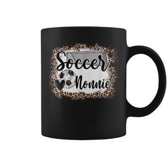 Soccer Nonnie Leopard Soccer Lover Mother's Father's Day Coffee Mug - Seseable