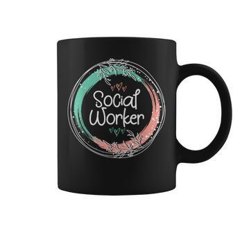Social Worker Appreciation Month Caseworker Community Work Coffee Mug - Monsterry UK