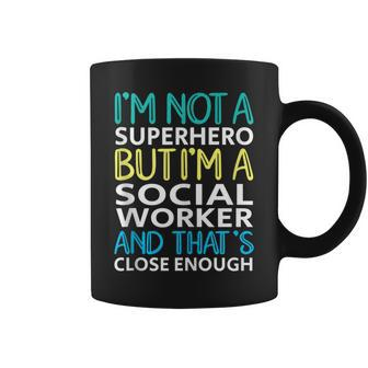 Social Worker Superhero Social Worker Coffee Mug - Monsterry AU