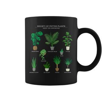 Society Of Potted Plants Keep On Growing Botanical Gardening Coffee Mug - Monsterry UK