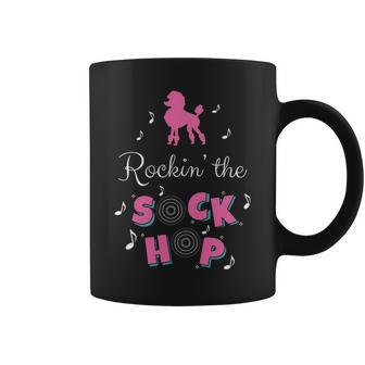 Sock Hop Costume Pink Poodle Coffee Mug | Mazezy AU