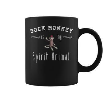 Sock Monkey My Spirit Animal Sock Monkey Coffee Mug - Monsterry CA