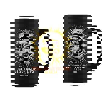 Soft-Coated Wheaten Terrier Dog Watching Total Solar Eclipse Coffee Mug - Seseable