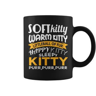 Soft Kitty Warm Kitty For Cat Lovers Coffee Mug - Monsterry DE
