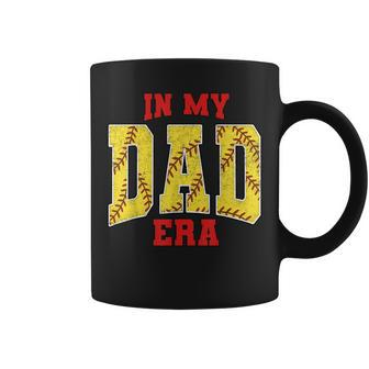 In My Softball Dad Era Game Day Dad Life Sport Father's Day Coffee Mug - Thegiftio UK
