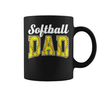Softball Dad Father's Day Like A Baseball Dad Softball Coach Coffee Mug - Thegiftio UK