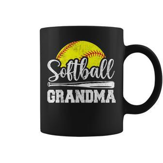 Softball Grandma Softball Player Game Day Mother's Day Coffee Mug - Seseable