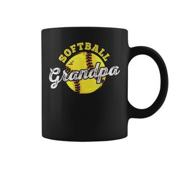 Softball Grandpa Grandfather Father's Day Coffee Mug - Monsterry