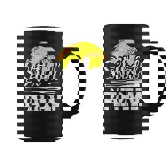 Softball Papaw Softball Player Game Day Father's Day Coffee Mug - Seseable