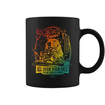 Soggy Beaver Bbq If It's Not All Over Your Face Vintage Coffee Mug | Mazezy