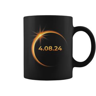 Solar Eclipse 2024 America Totality 04 08 24 Spring Cool Coffee Mug | Mazezy