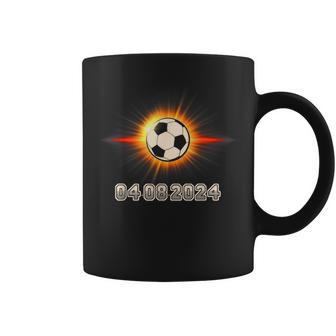 Solar Eclipse 2024 America Totality 04 08 2024 Soccer Player Coffee Mug - Monsterry DE