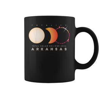 Solar Eclipse 2024 Arkansas Total Eclipse America Graphic Coffee Mug - Thegiftio UK