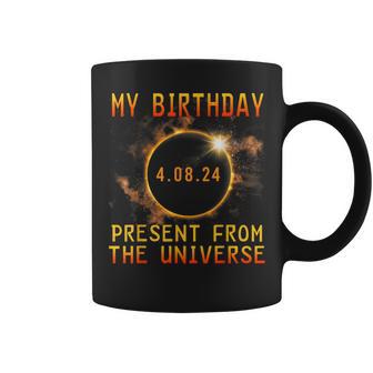 Solar Eclipse 2024 Birthday Present 4824 Totality Universe Coffee Mug - Monsterry