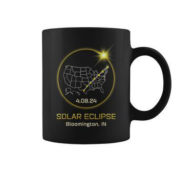 Solar Eclipse 2024 Bloomington In Indiana Totality Eclipse Coffee Mug | Mazezy
