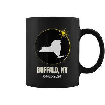 Solar Eclipse 2024 Buffalo State New York Solar Eclipse Coffee Mug - Monsterry UK