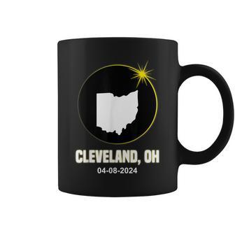 Solar Eclipse 2024 Cleveland State Ohio Total Solar Eclipse Coffee Mug - Seseable