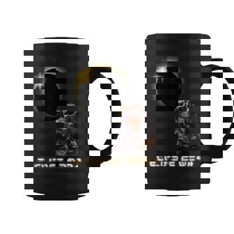 Solar Eclipse 2024 Dachshund Wearing Glasses Coffee Mug | Mazezy