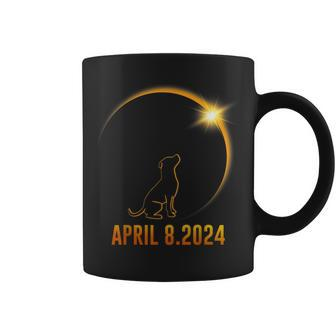 Solar Eclipse 2024 Dog Totality Coffee Mug - Monsterry UK