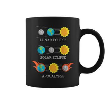 Solar Eclipse 2024 Solar Eclipse Explanation Astronomy Coffee Mug | Mazezy