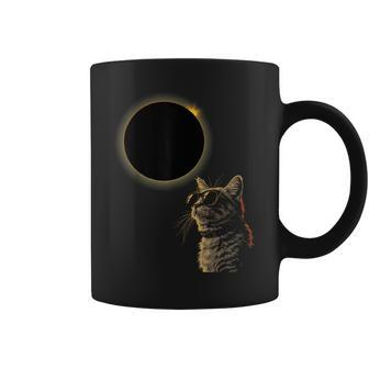 Solar Eclipse 2024 Solar Eclipse Glasses Cat Lovers Coffee Mug - Thegiftio UK
