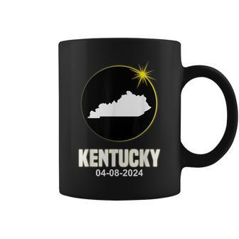 Solar Eclipse 2024 Kentucky State Total Solar Eclipse Coffee Mug - Seseable