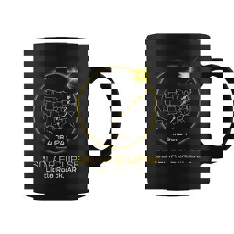 Solar Eclipse 2024 Little Rock Ar Arkansas Totality Eclipse Coffee Mug - Thegiftio
