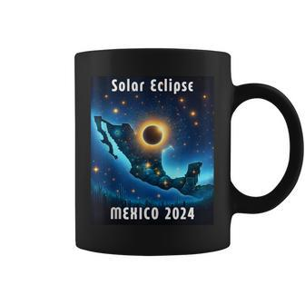 Solar Eclipse 2024 Mexico Starry Night Solar Eclipse 2024 Coffee Mug - Thegiftio UK