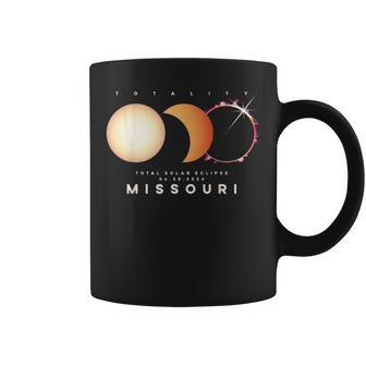 Solar Eclipse 2024 Missouri Total Eclipse American Graphic Coffee Mug | Mazezy