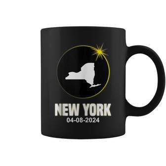 Solar Eclipse 2024 New York State Total Solar Eclipse Coffee Mug - Thegiftio UK