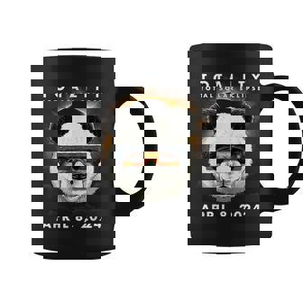 Solar Eclipse 2024 Panda Wearing Eclipse Glasses Coffee Mug | Seseable UK