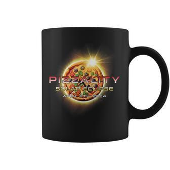 Solar Eclipse 2024 Pizzality Eclipse 2024 Pizza Coffee Mug | Mazezy