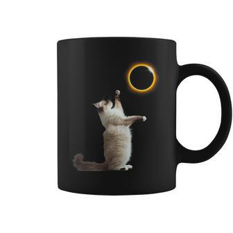 Solar Eclipse 2024 Ragdoll Cat America Totality Coffee Mug - Thegiftio UK