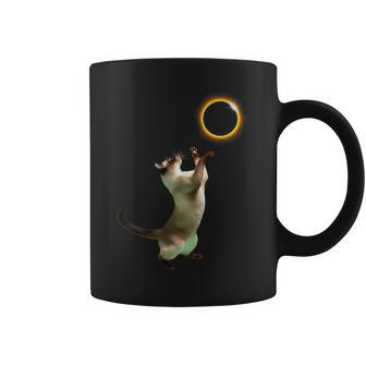 Solar Eclipse 2024 Siamese Cat America Totality Coffee Mug - Thegiftio UK