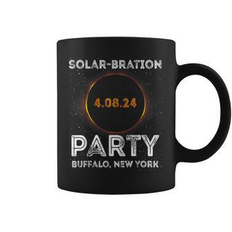 Solar Eclipse 2024 Solar-Bration Party Buffalo New York Coffee Mug - Monsterry