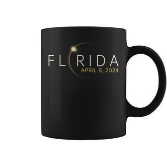 Solar Eclipse 2024 State Florida Total Solar Eclipse Coffee Mug | Mazezy