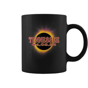 Solar Eclipse 2024 Tennessee America Totality Event Coffee Mug - Seseable